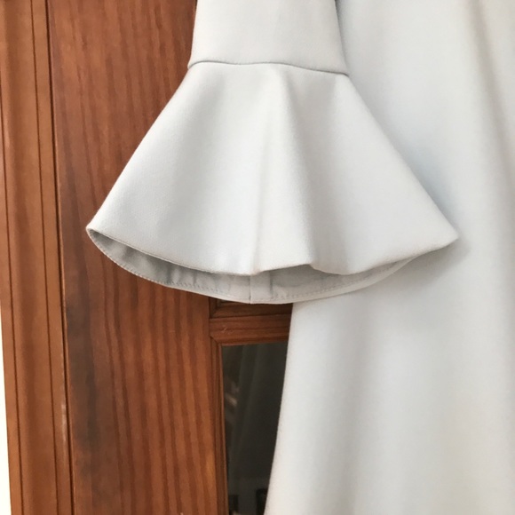 Lucy Paris A-line Dress Blue Bell Sleeves Sz S - Picture 3 of 6